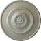 Ekena Millwork Floral Ceiling Medallion, Hand-Painted Flash Gold, 23 1/2"OD x 2 3/4"P CM23FLFLS - alternate 1
